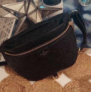 LAST ONE🌈 Black Monogram Bumbag GWP